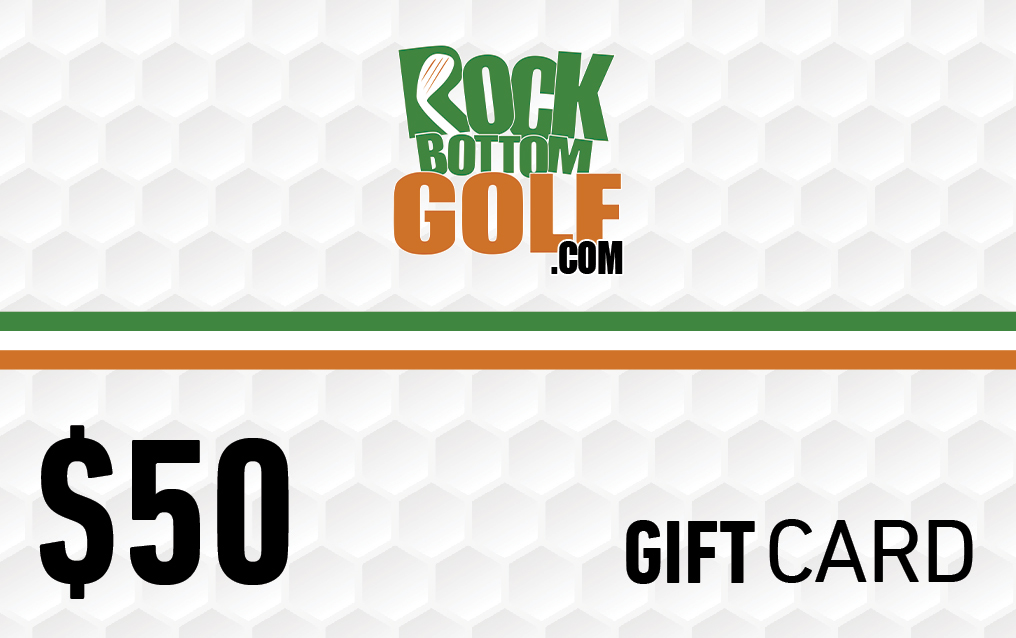 RockBottomGolf. com $50 Gift Card