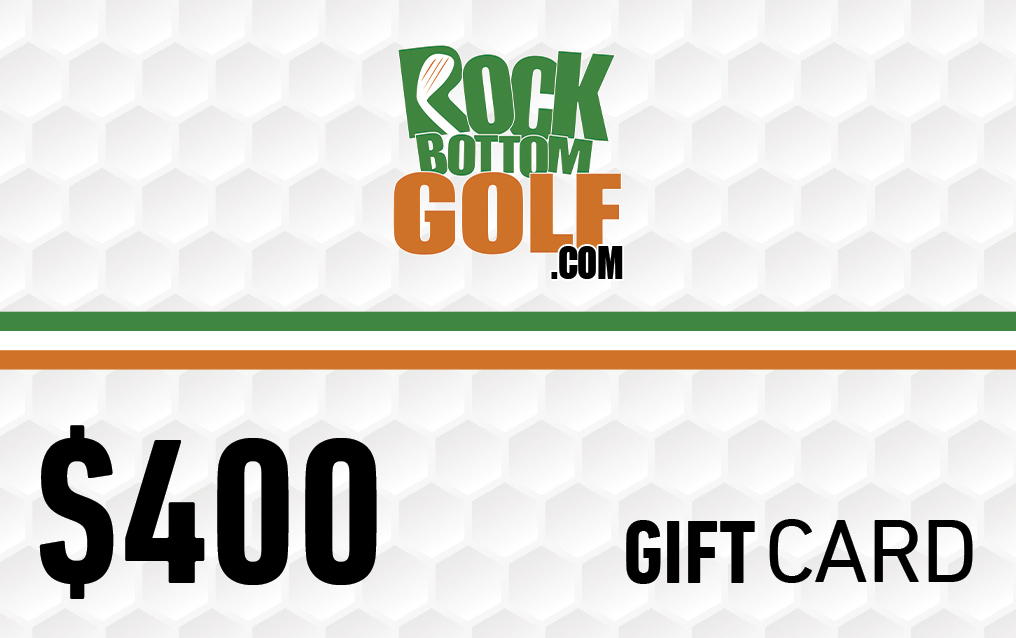 RockBottomGolf. com $400 Gift Card