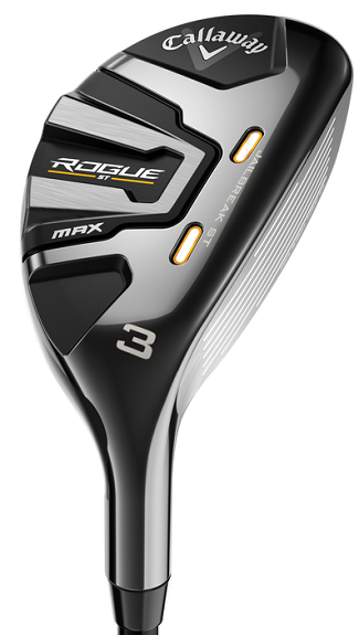 Pre-Owned Trade In Callaway Golf Rogue St Max Hybrid Graphite MLH Stiff #3 Hybrid [ Mitsubishi Tensei Blue 75 Graphite ] * Very Good * LEFT HAND