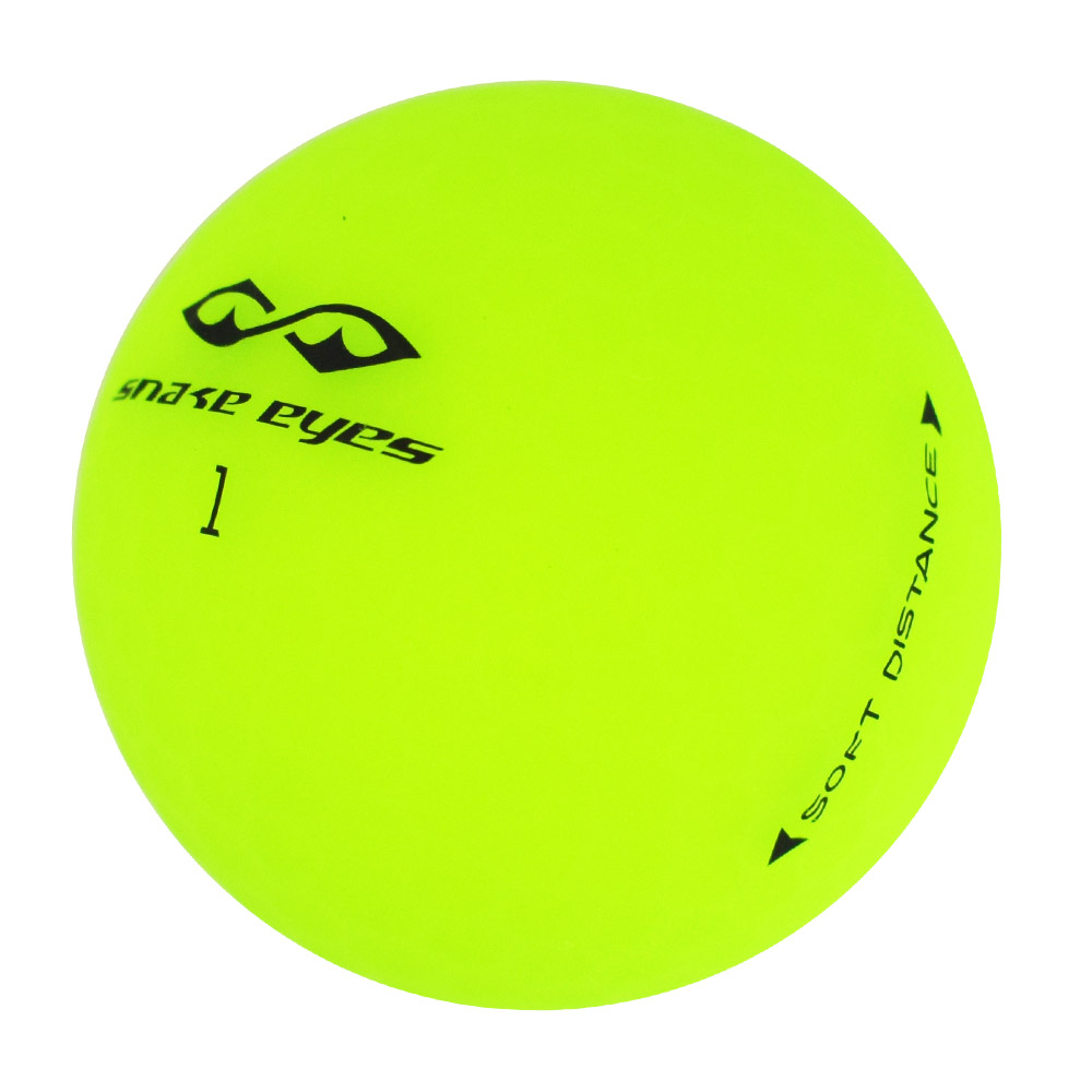 New Snake Eyes Soft Distance Yellow Golf Balls - Picture 5 of 7