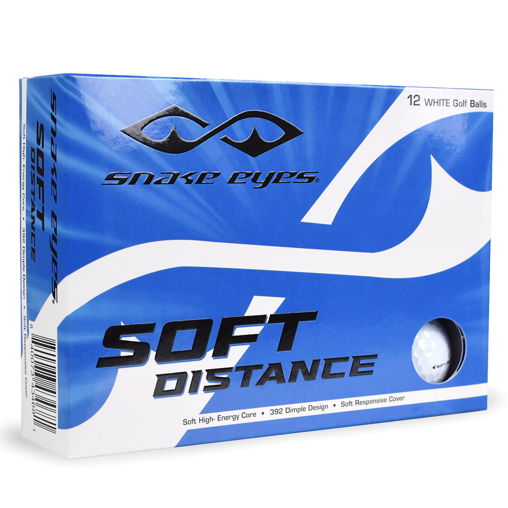 New Snake Eyes Soft Distance Yellow Golf Balls - Picture 6 of 7