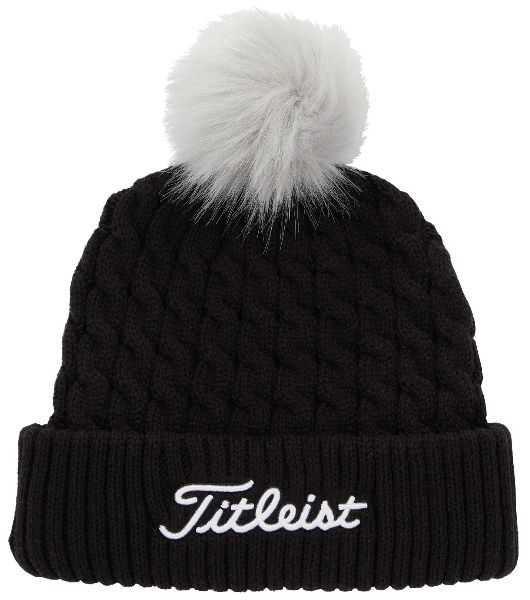 Titleist Golf Cable Knit Pom Pom Beanie Titleist Golf Cable Knit Pom Pom Beanie