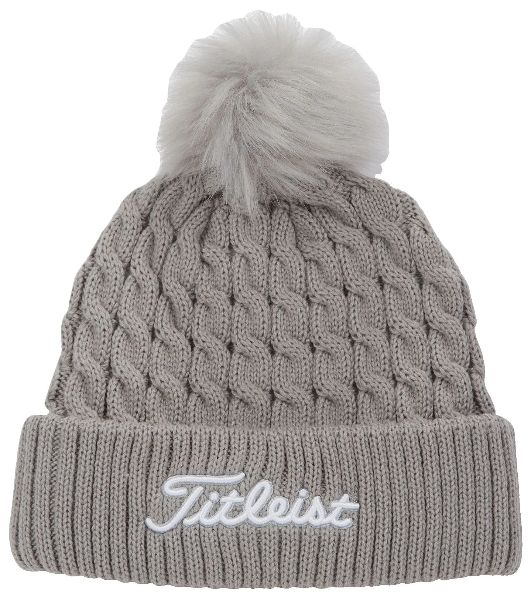 Titleist Golf Cable Knit Pom Pom Beanie