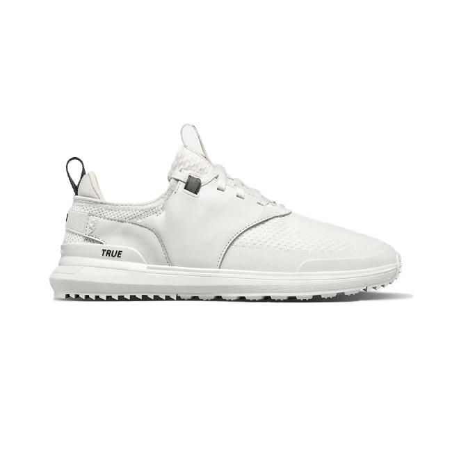 TRUE LUX Hybrid Men's Golf Shoe, White, 10 M - TRUE Linkswear Spikeless Club