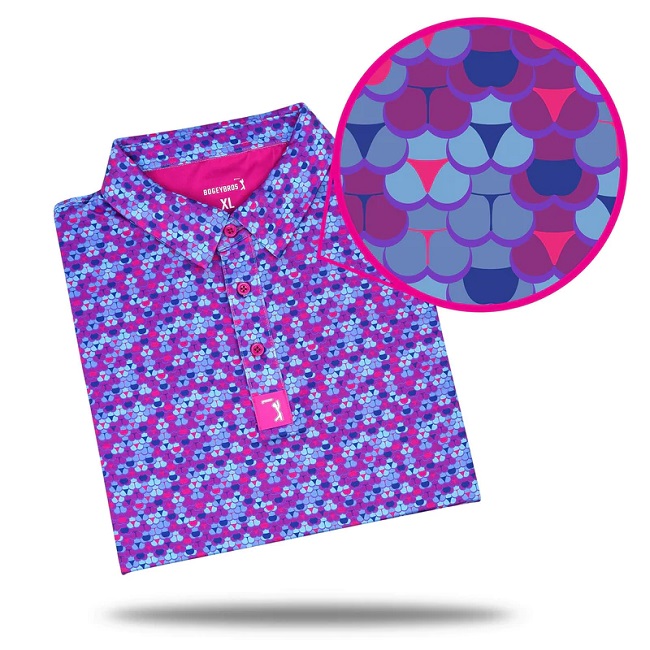 Bogey Bros Golf Whale Tail Polo