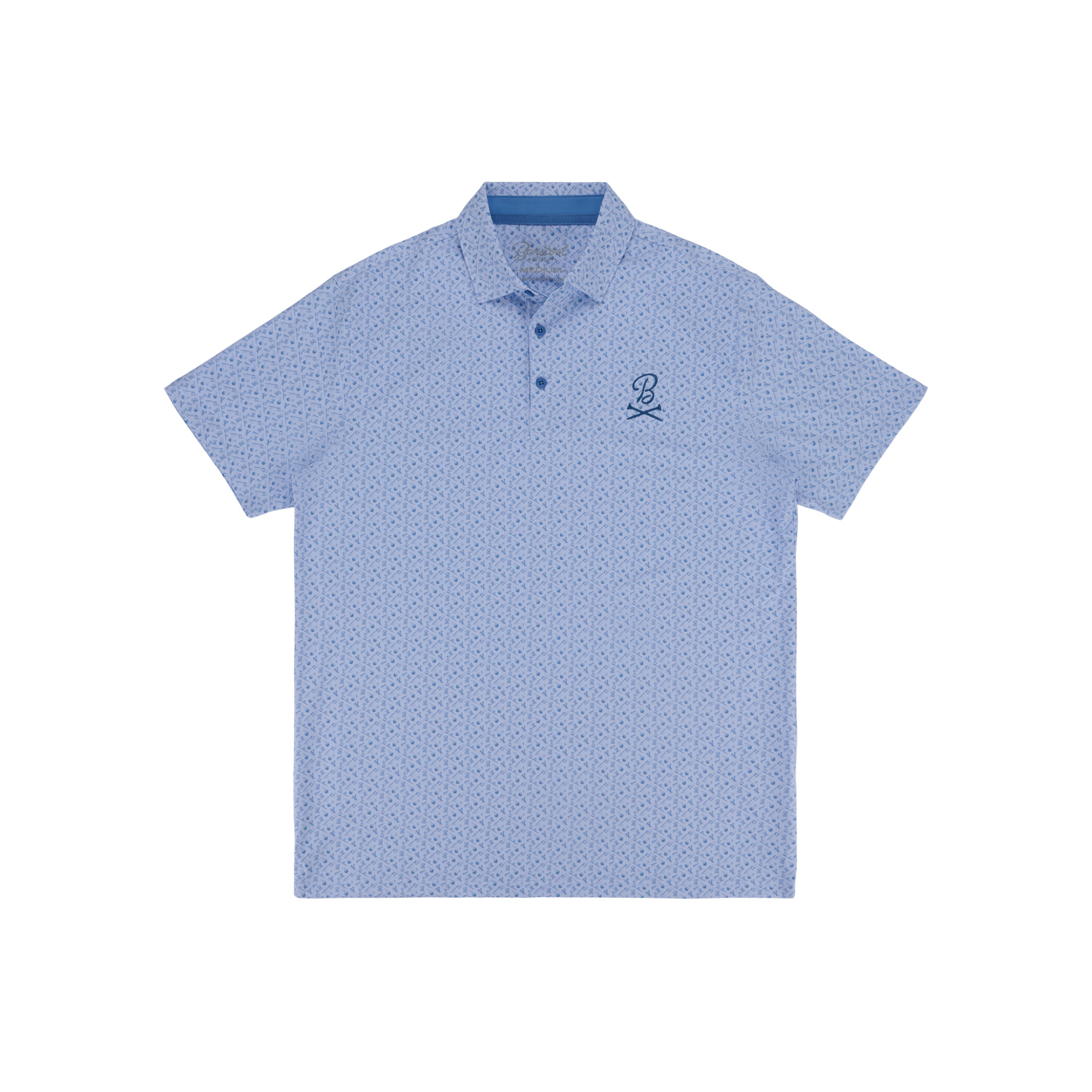 Barstool Golf Pin Seeking Printed Polo Barstool Golf Pin Seeking Printed Polo