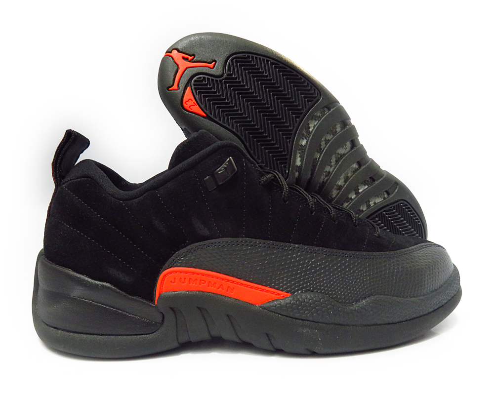 retro 12 low black and orange