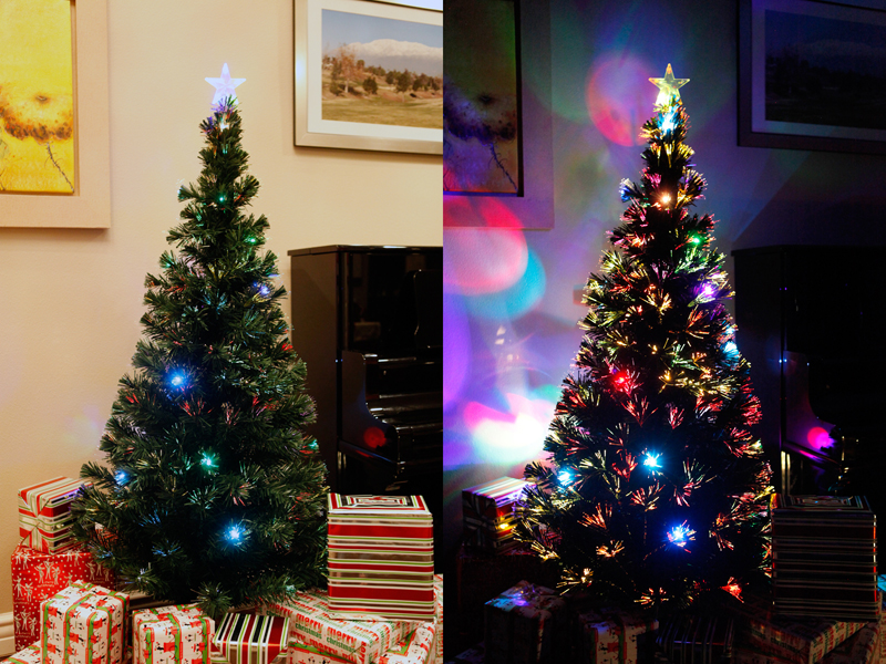 6 ft pre lit multi color led fiber optic christmas tree bright led fiber optic christmas tree