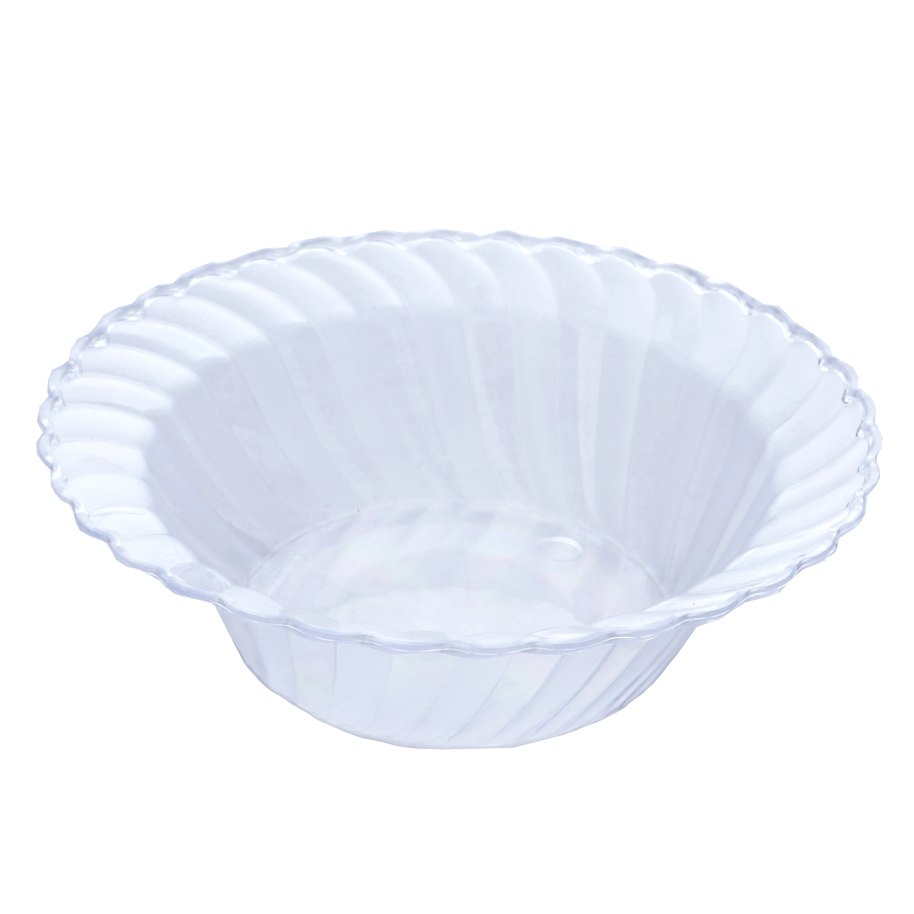 60 Pcs Flaired Round 5oz Disposable Plastic Bowl For Wedding Party