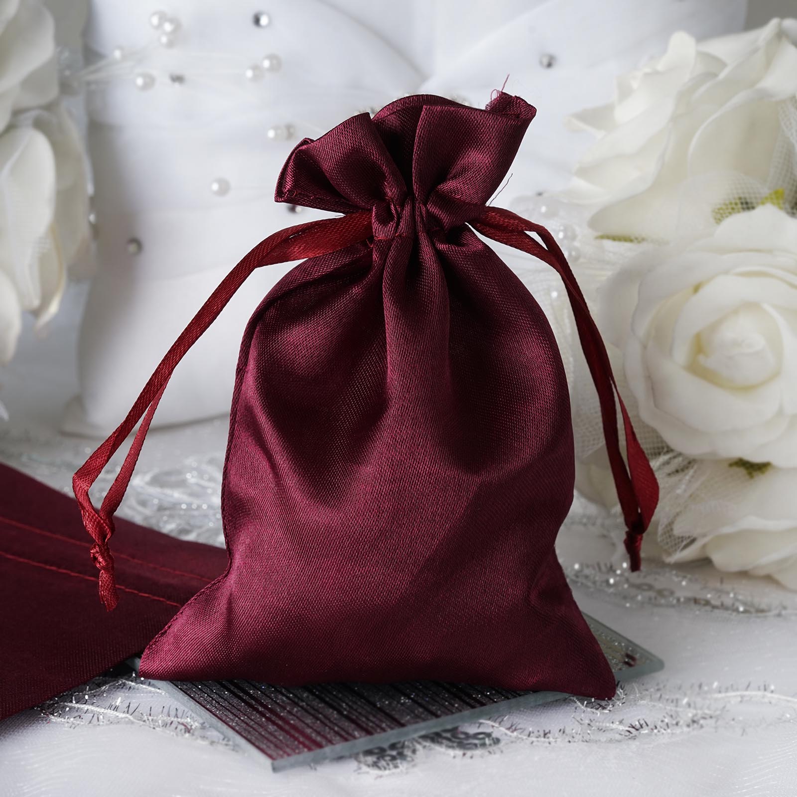 60 pcs 4x6" SATIN FAVOR BAGS Wedding Party Reception Gift Favors Bulk WHOLESALE - Picture 45 of 124