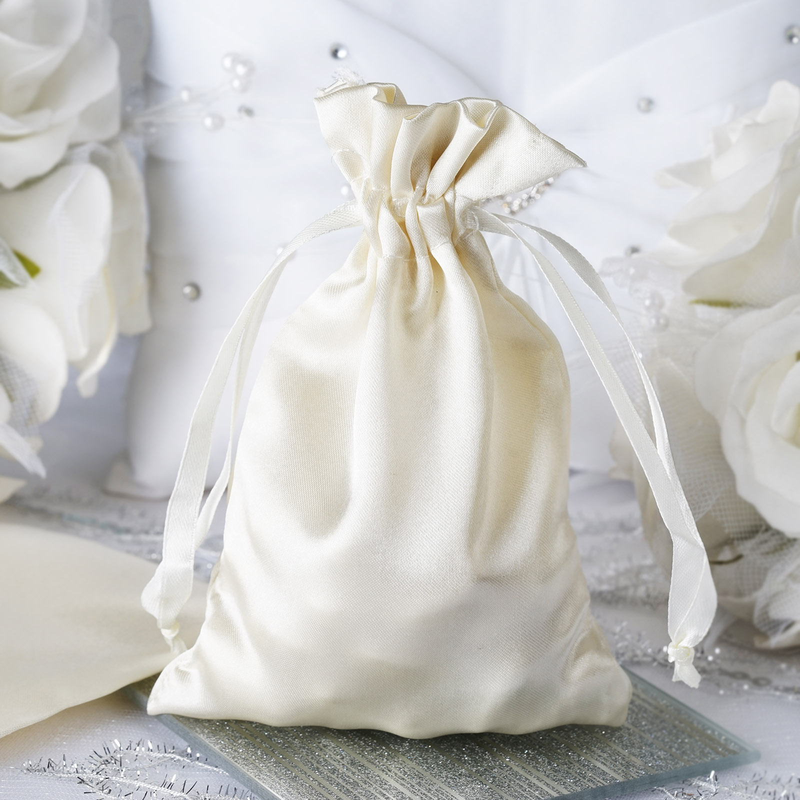 60 pcs 4x6" SATIN FAVOR BAGS Wedding Party Reception Gift Favors Bulk WHOLESALE - Picture 66 of 124