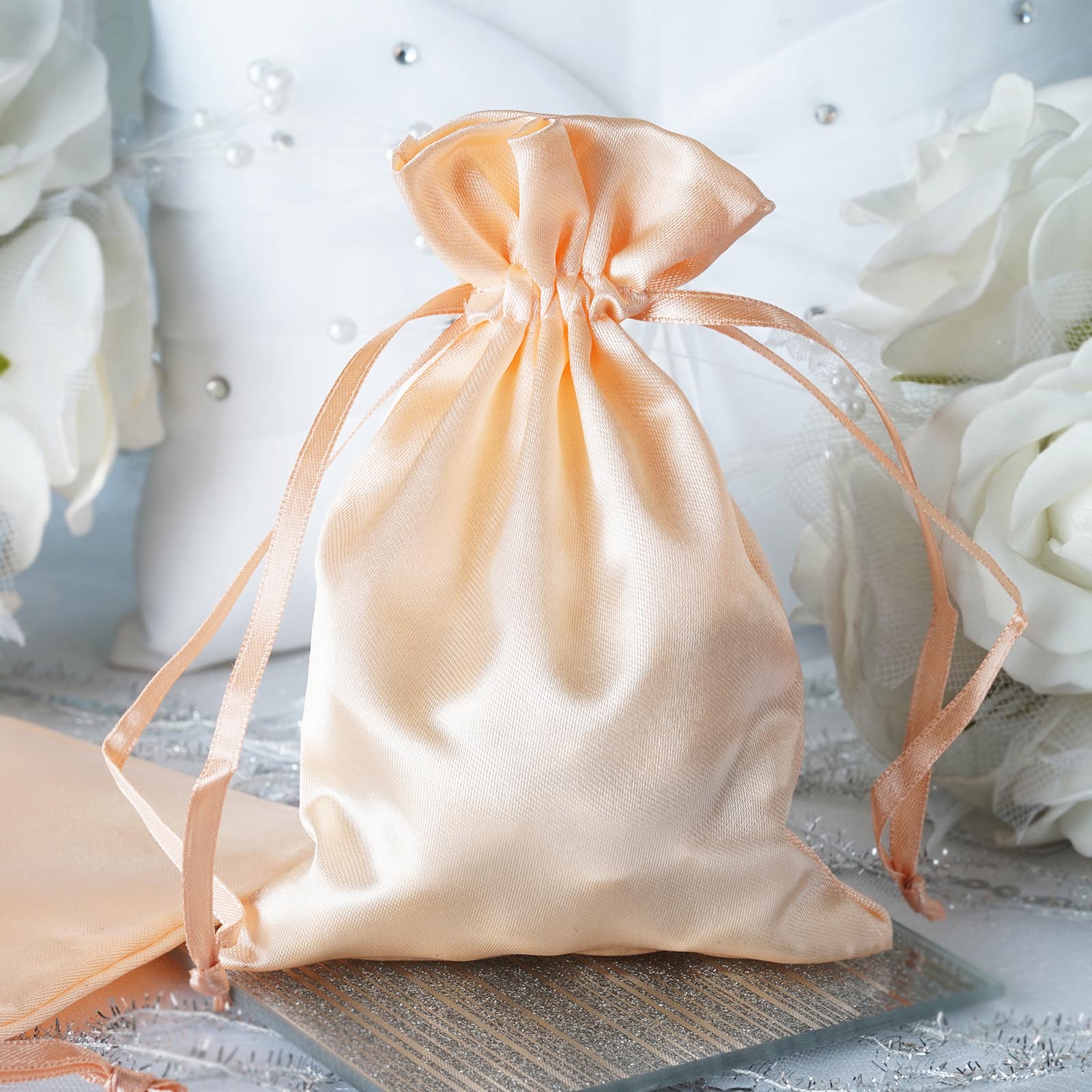 60 pcs 4x6" SATIN FAVOR BAGS Wedding Party Reception Gift Favors Bulk WHOLESALE - Picture 76 of 124