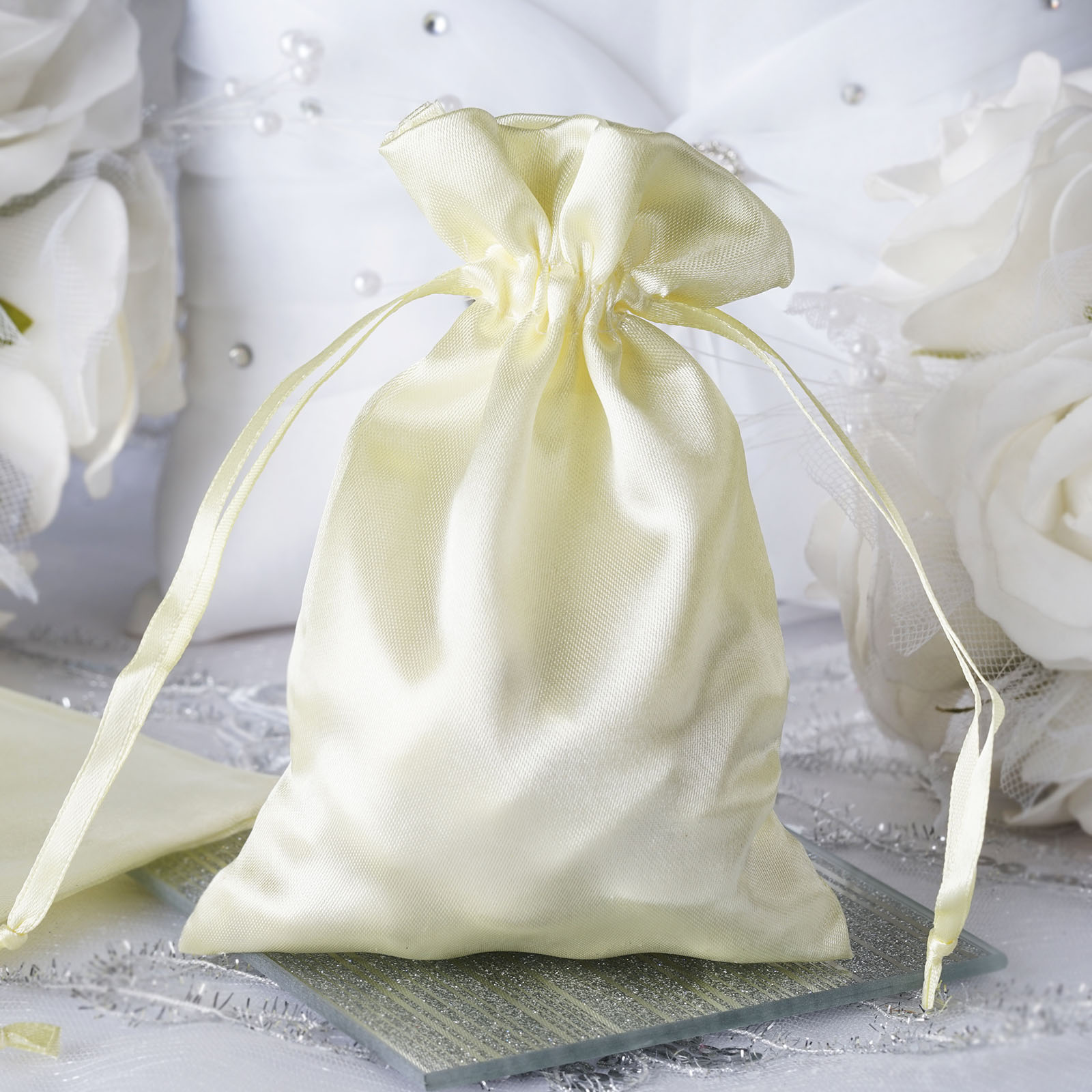 60 pcs 4x6" SATIN FAVOR BAGS Wedding Party Reception Gift Favors Bulk WHOLESALE - Picture 120 of 124