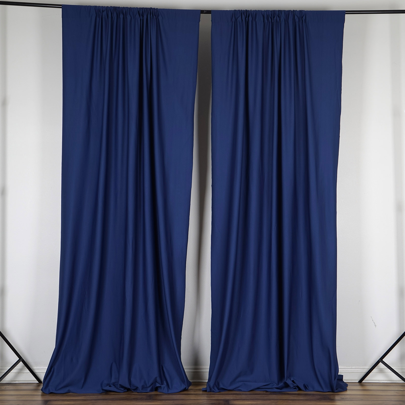navy blue 10 x 10 ft polyester backdrop curtains drapes panels home
