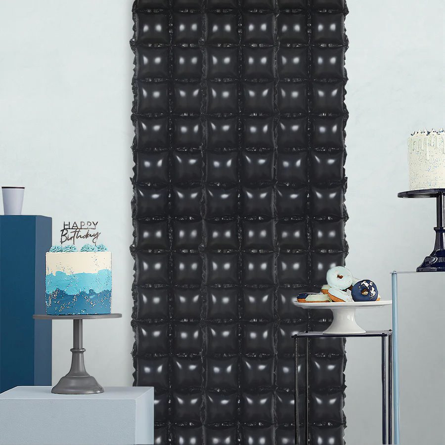 10 Metallic 43x11 in zweireihige quadratische Mylar Folienballons Kulissen Party Event - Bild 12 von 26