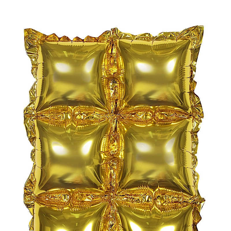 10 Metallic 43x11 in zweireihige quadratische Mylar Folienballons Kulissen Party Event - Bild 20 von 26