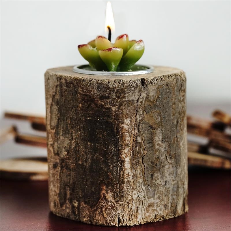 Natural Wood Tea Light HOLDERS Wedding Party Centerpieces Gift Home Decorations