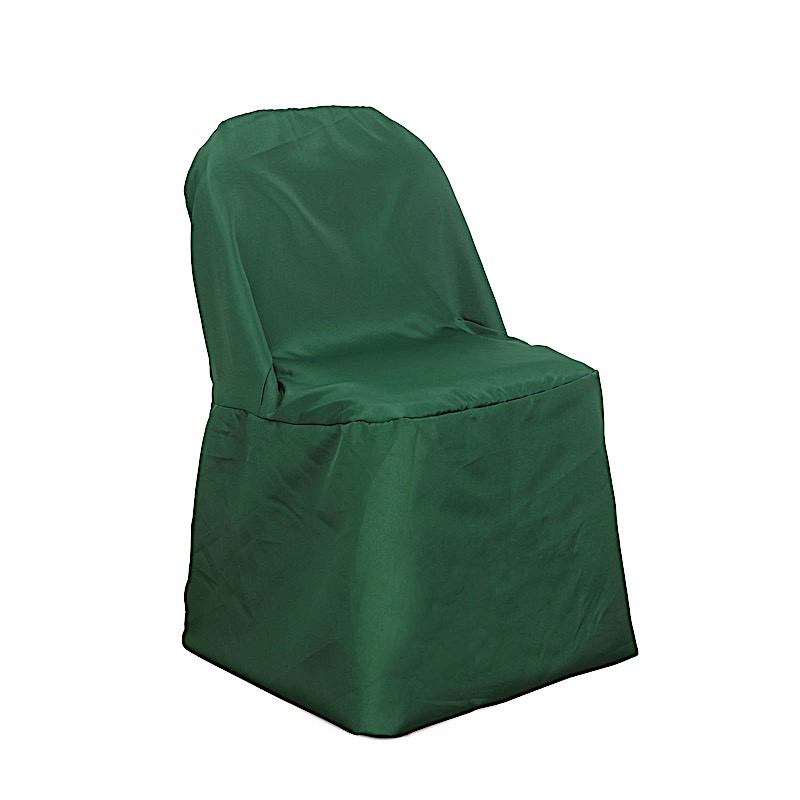 100 Polyester Folding CHAIR COVERS Wedding Banquet Party Slipcover Decorations - Picture 62 of 134