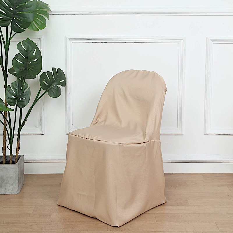 100 Polyester Folding CHAIR COVERS Wedding Banquet Party Slipcover Decorations - Picture 82 of 134