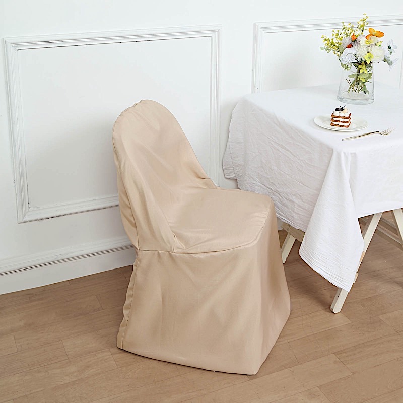 100 Polyester Folding CHAIR COVERS Wedding Banquet Party Slipcover Decorations - Picture 86 of 134