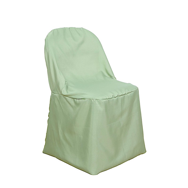 100 Polyester Folding CHAIR COVERS Wedding Banquet Party Slipcover Decorations - Picture 107 of 134