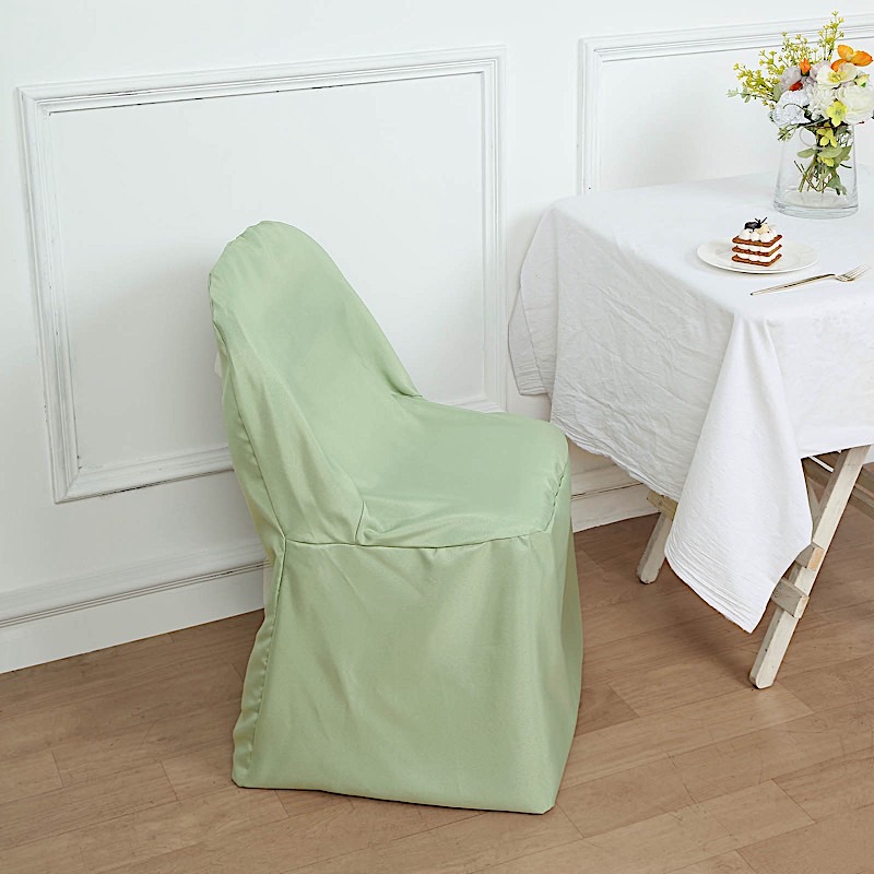 100 Polyester Folding CHAIR COVERS Wedding Banquet Party Slipcover Decorations - Picture 110 of 134