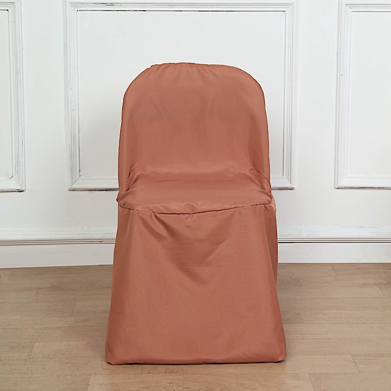 100 Polyester Folding CHAIR COVERS Wedding Banquet Party Slipcover Decorations - Picture 121 of 134