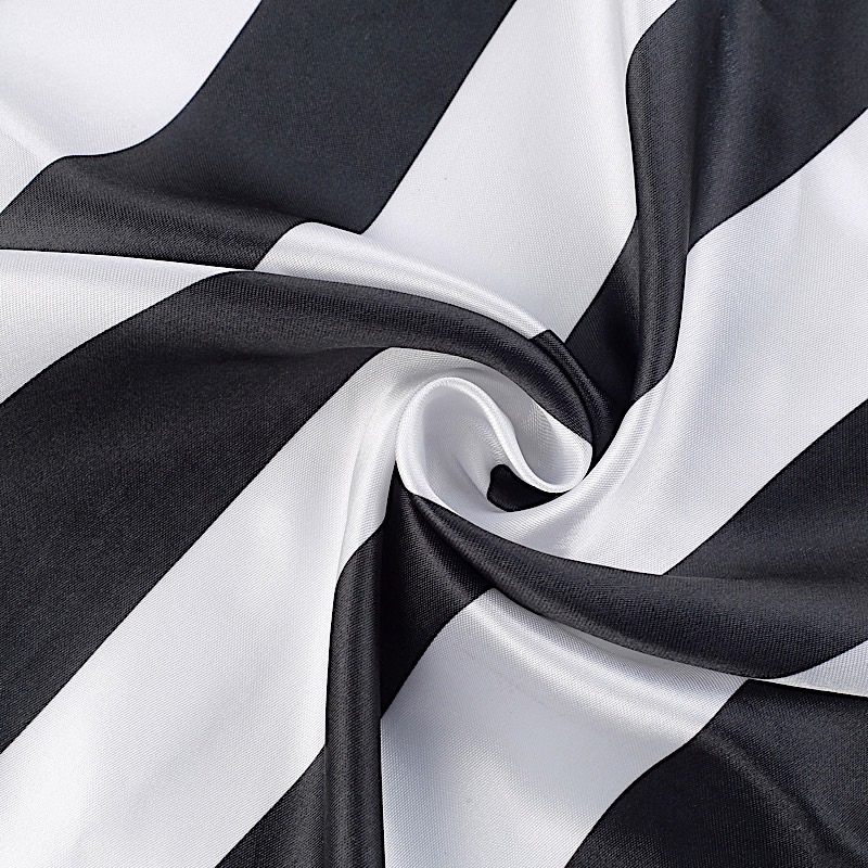 25 20x20" Stripes Satin Table Napkins Wedding Party Reception Linens Catering - Picture 10 of 25