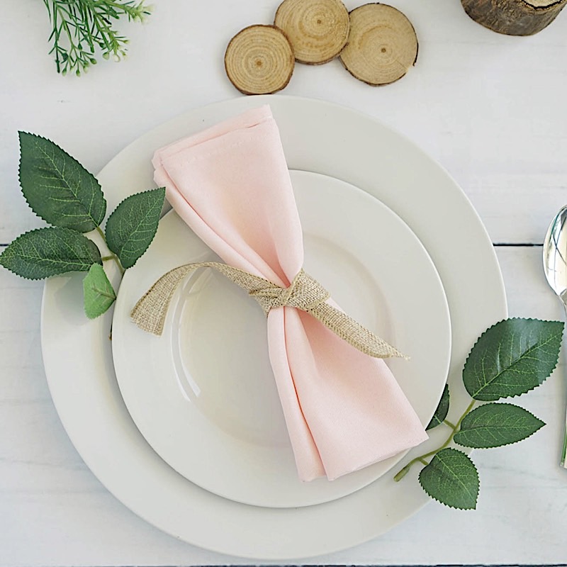 100 Polyester 20x20" Wedding NAPKINS Party Table Linens Catering Supplies SALE - Picture 33 of 235