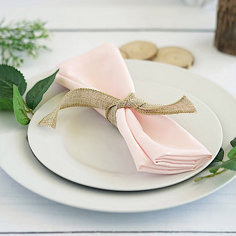 100 Polyester 20x20" Wedding NAPKINS Party Table Linens Catering Supplies SALE - Picture 34 of 235