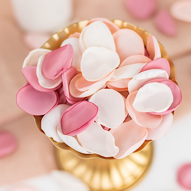 400 Matte Silk Rose Petals Round Artificial Flowers Table CONFETTI Party Events - Picture 10 of 81