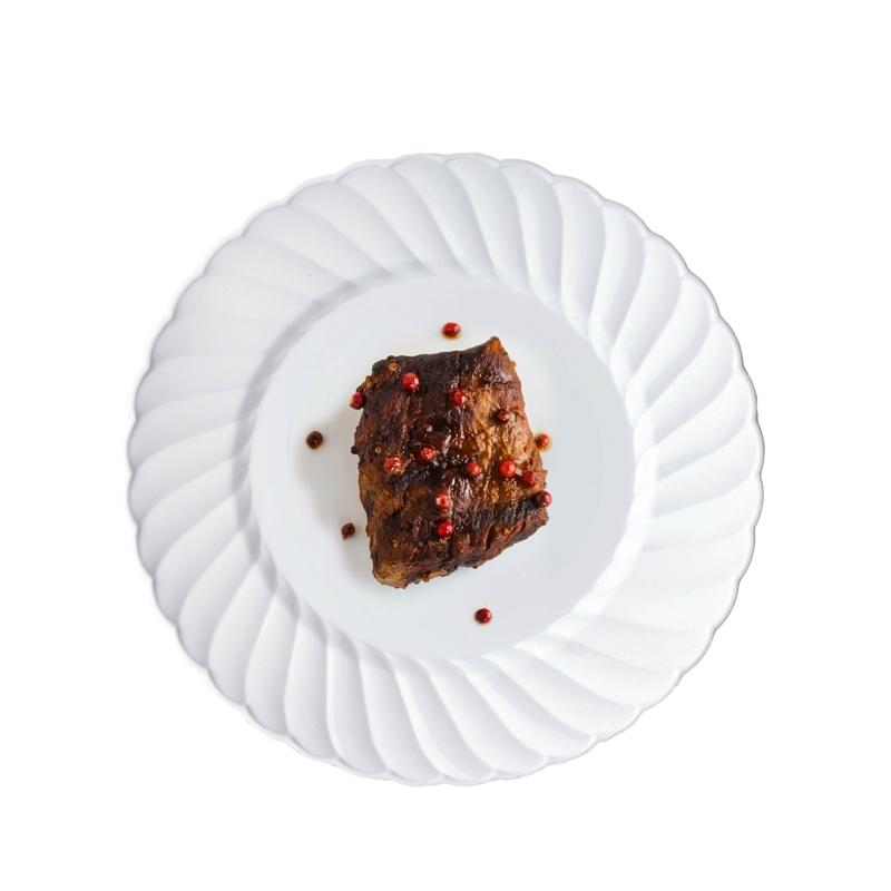 Plastic FLAIRED ROUND 6" SMALL PLATES Disposable TABLEWARE P