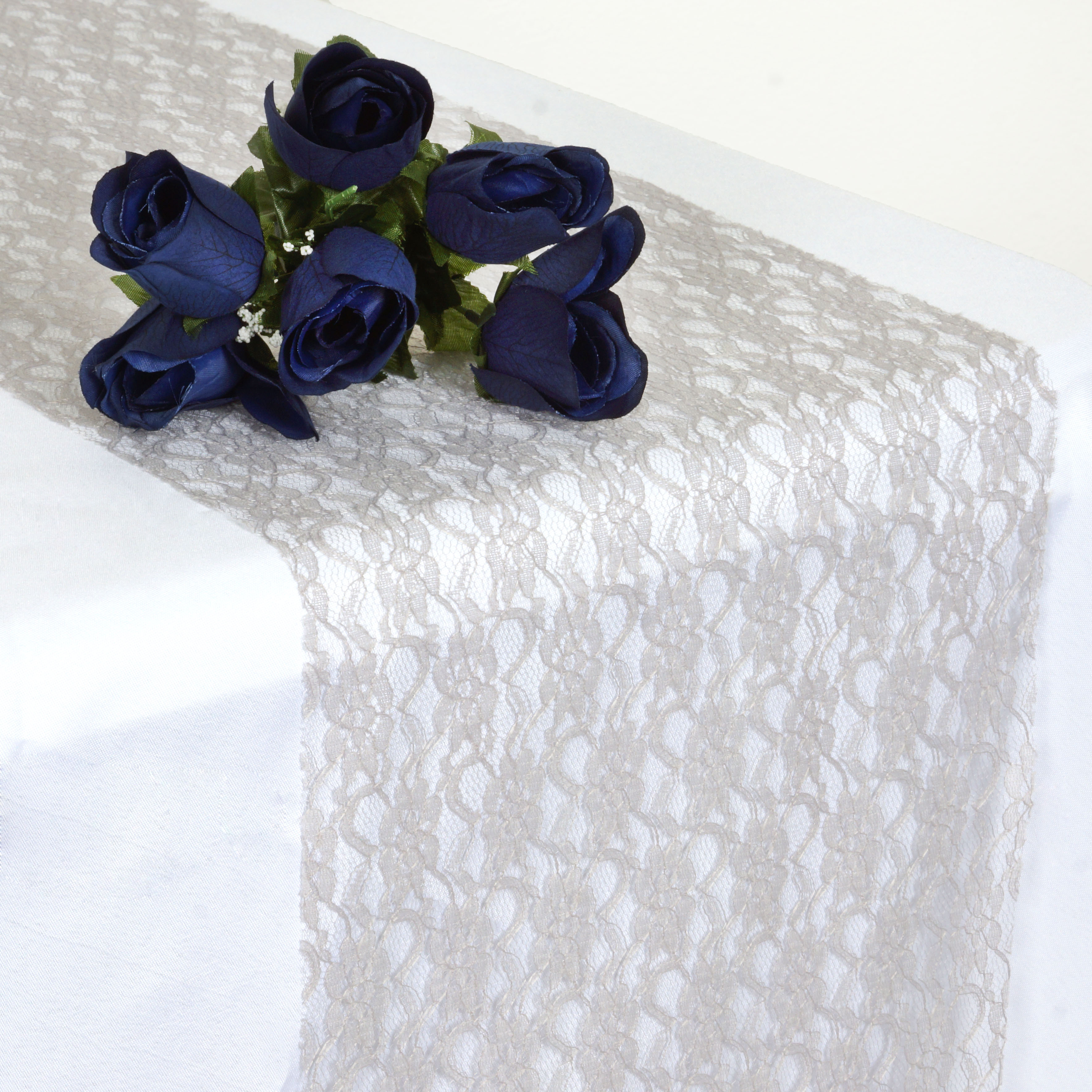 24 pcs TABLE RUNNERS 12" x 108" Floral Lace Wedding Party Catering Linens - Picture 22 of 31