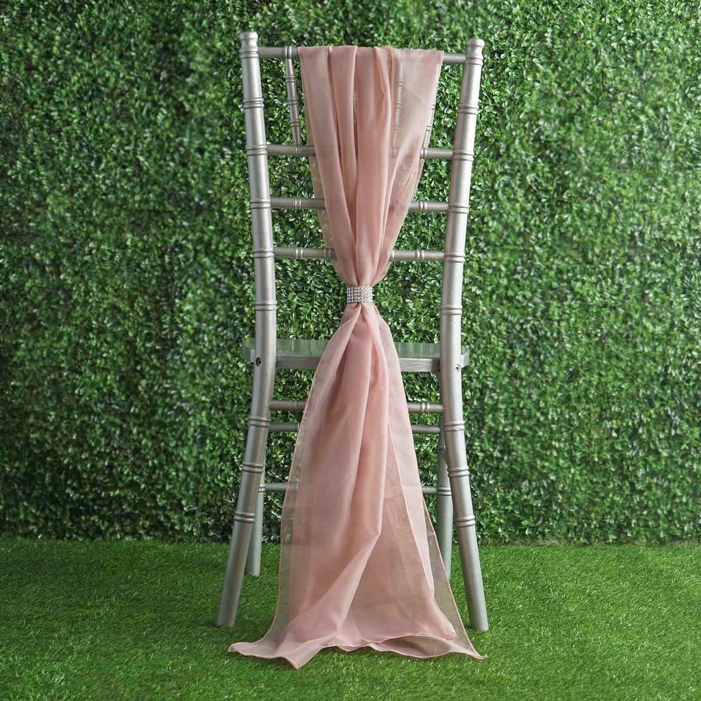 40 Premium Chiffon Wide CHAIR SASHES Banquet Wedding Ceremony Party