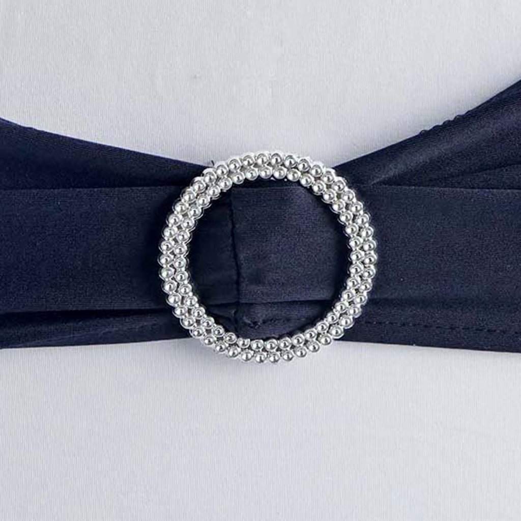 20 Spandex CHAIR SASHES with Silver Round Buckles Wedding Party Decorations SALE - Picture 96 of 188