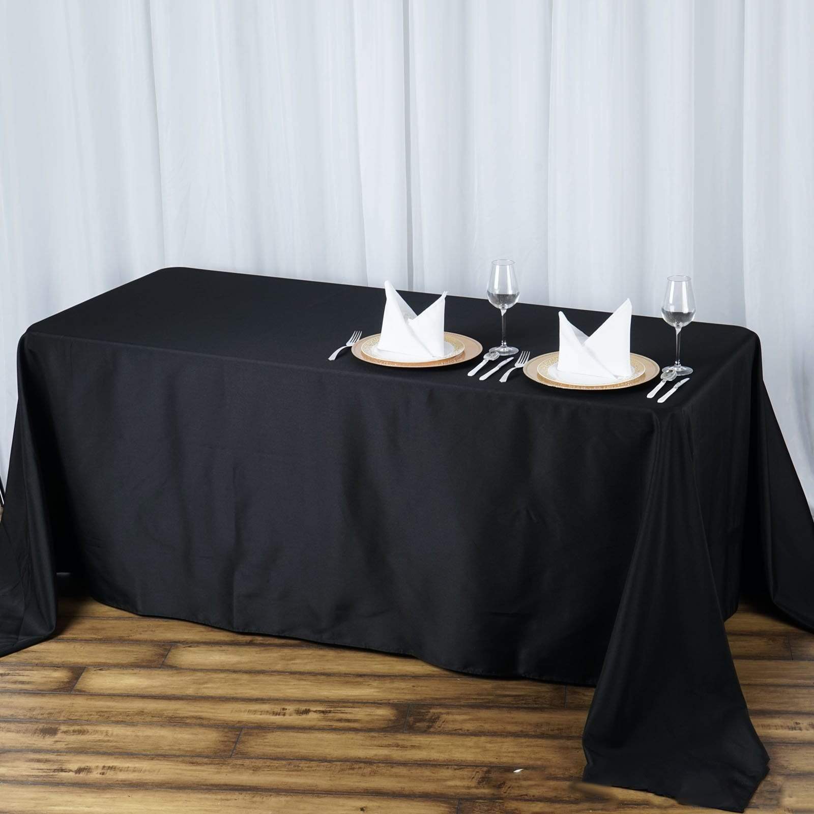 6 pcs 72x120" PREMIUM RECTANGLE Polyester TABLECLOTHS Catering Quality Linens - Picture 2 of 19