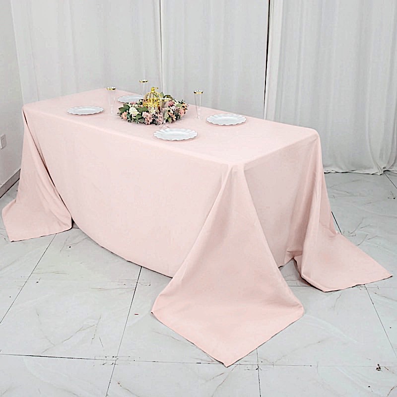 90x132-Inch RECTANGULAR High Quality Polyester Tablecloths Restaurant Catering - Picture 18 of 109