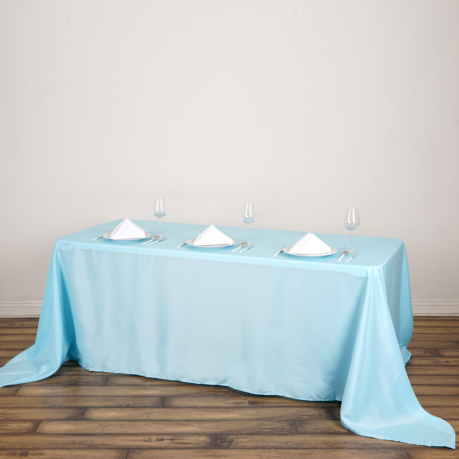 15 pcs 90x132" RECTANGLE Polyester TABLECLOTHS Wedding Linens Decorations SALE - Picture 25 of 232
