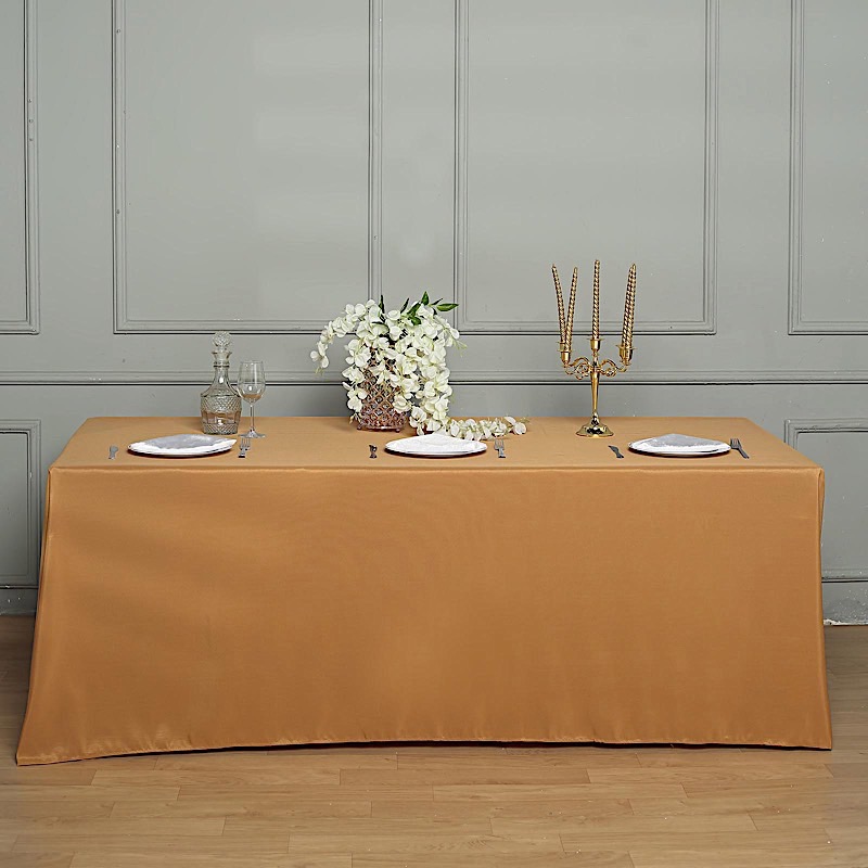 15 pcs 90x132" RECTANGLE Polyester TABLECLOTHS Wedding Linens Decorations SALE - Picture 101 of 232