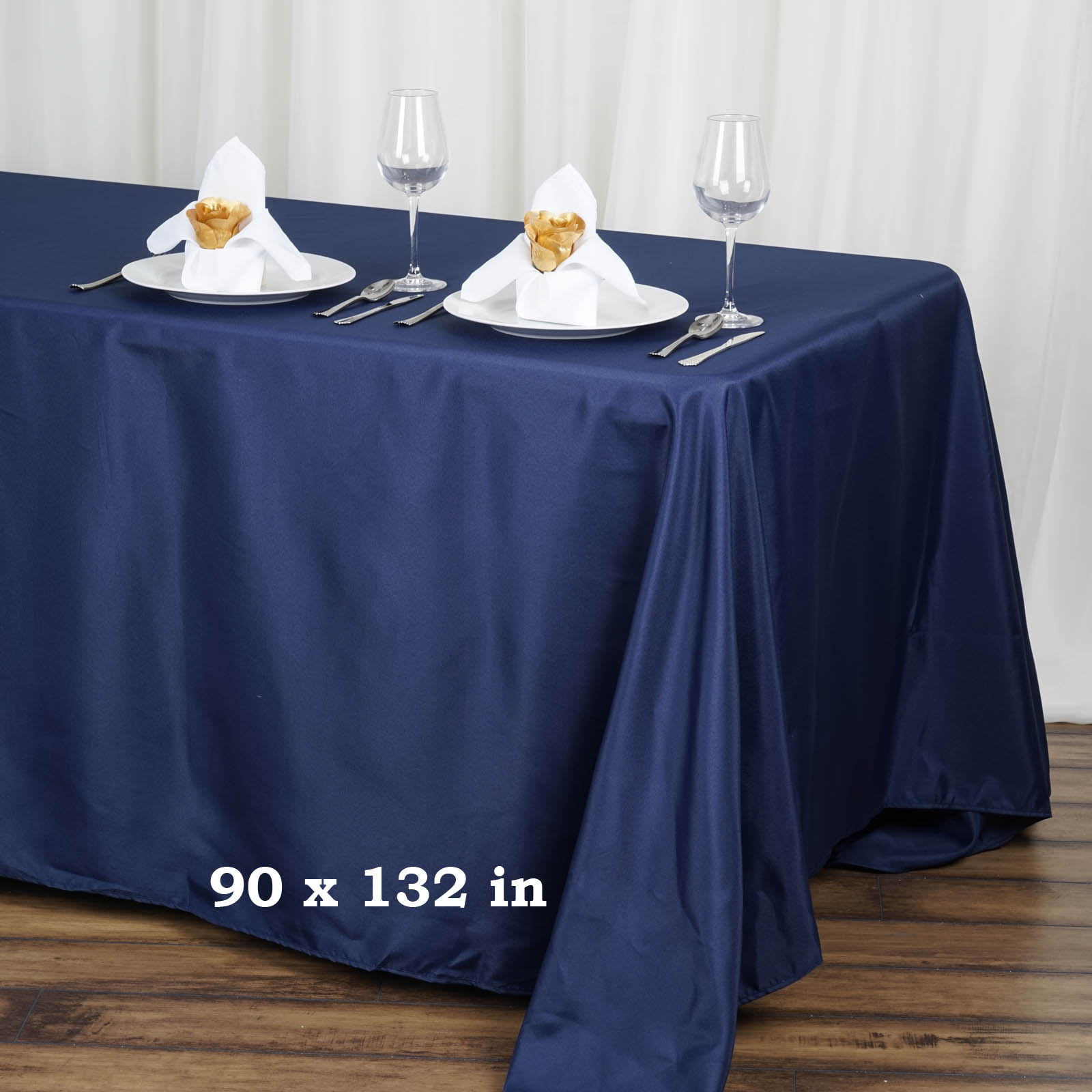 15 pcs 90x132" RECTANGLE Polyester TABLECLOTHS Wedding Linens Decorations SALE - Picture 136 of 232