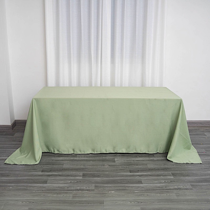 15 pcs 90x132" RECTANGLE Polyester TABLECLOTHS Wedding Linens Decorations SALE - Picture 188 of 232