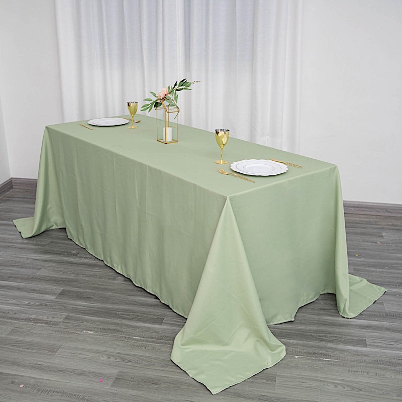 15 pcs 90x132" RECTANGLE Polyester TABLECLOTHS Wedding Linens Decorations SALE - Picture 187 of 232