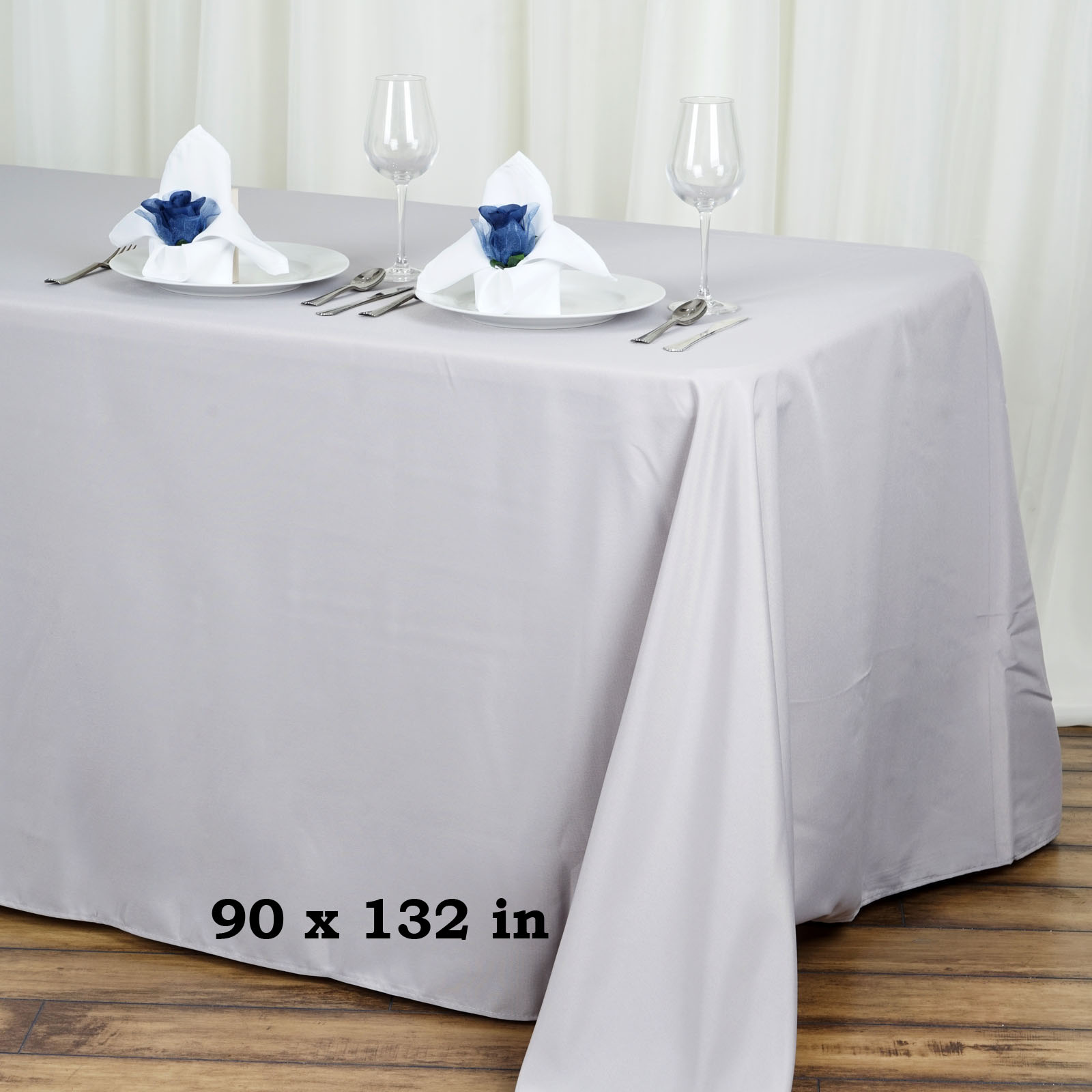15 pcs 90x132" RECTANGLE Polyester TABLECLOTHS Wedding Linens Decorations SALE - Picture 196 of 232