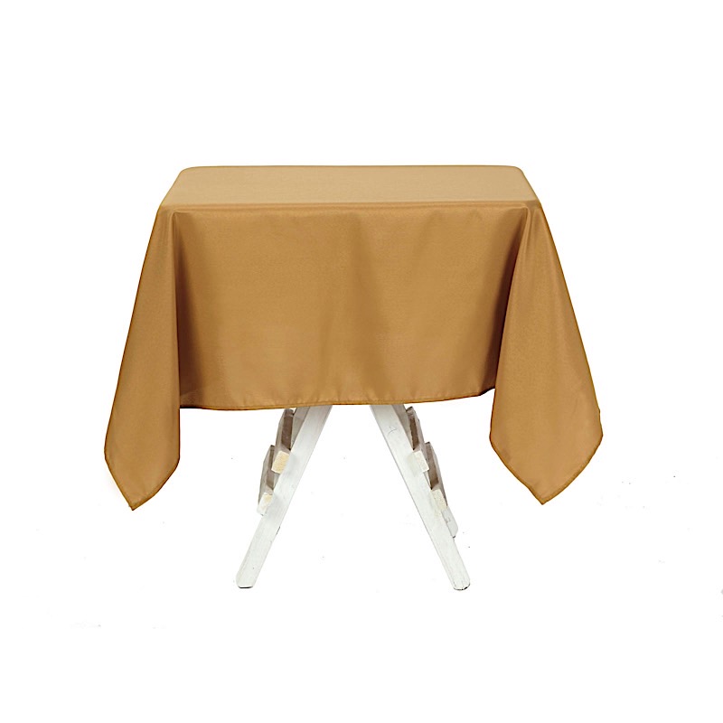 15 pcs 54" SQUARE POLYESTER TABLECLOTHS Wedding Party Catering Dinner Linens - Picture 80 of 211