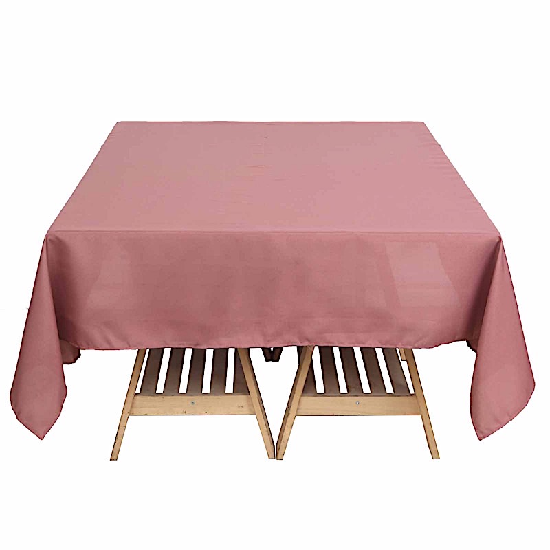 10 pcs 70 x 70" SQUARE POLYESTER Tablecloths Wedding Table Linens for Catering - Picture 73 of 268