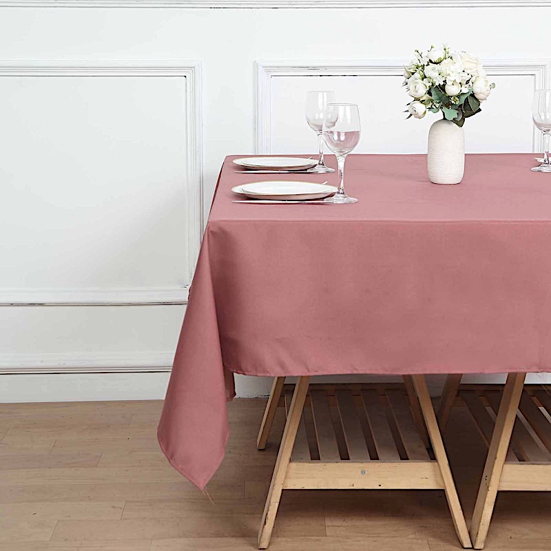 10 pcs 70 x 70" SQUARE POLYESTER Tablecloths Wedding Table Linens for Catering - Picture 76 of 268