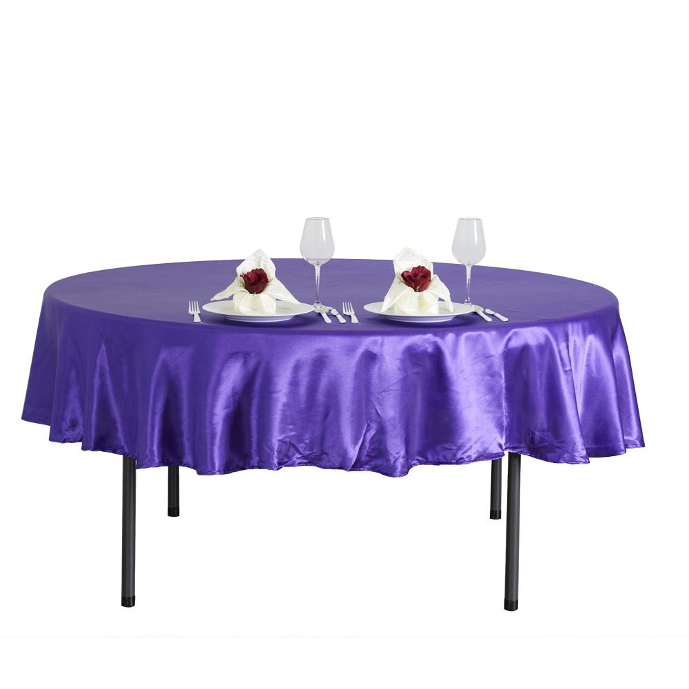 MANTEL REDONDO DE SATÉN DE 90 PULGADAS Cena Boda Fiesta Ropa de cama Decoraciones Venta - Imagen 74 de 107
