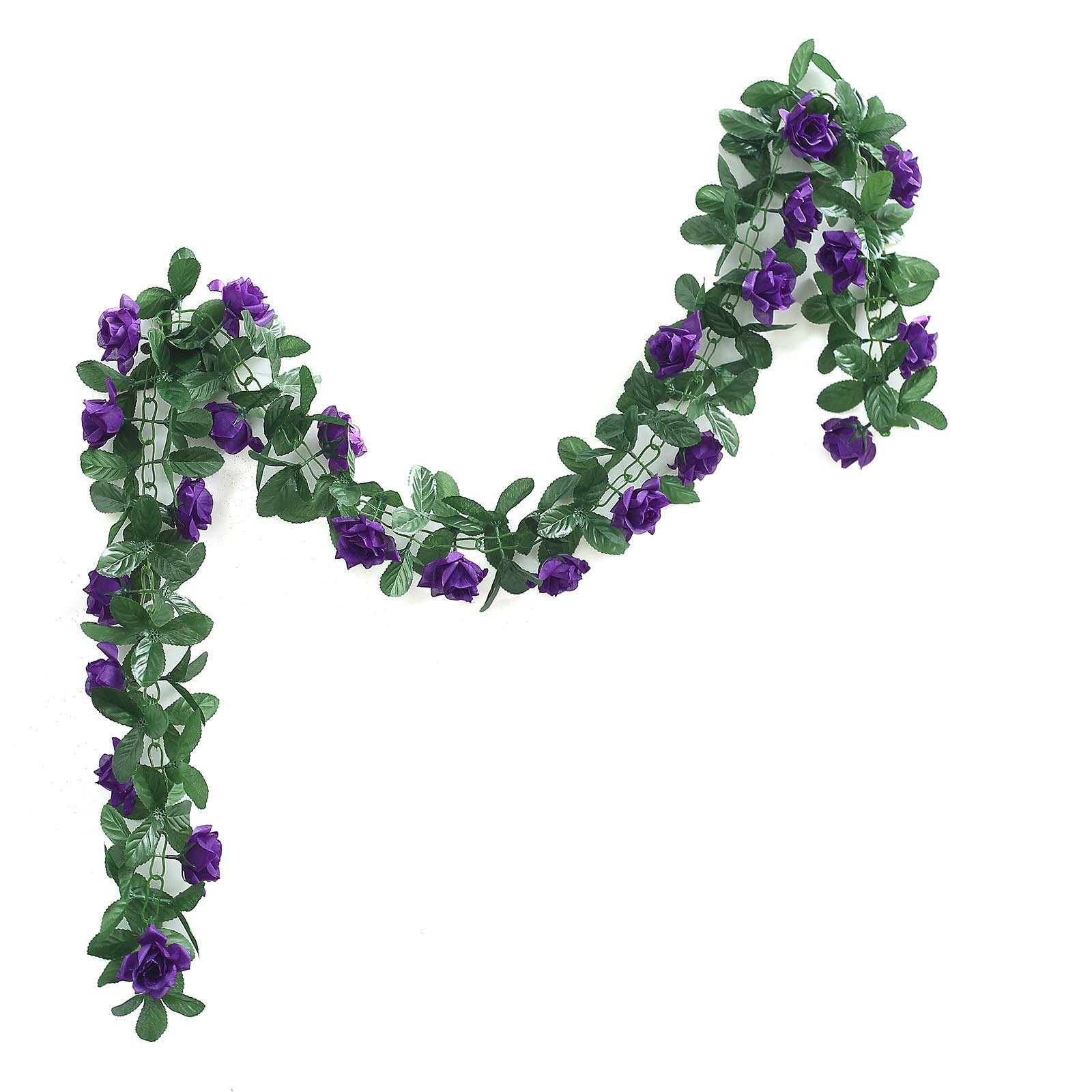 6 ft 3D Chain Silk Rose Garland Wedding Party Supply HUGE LOT Free Shipping