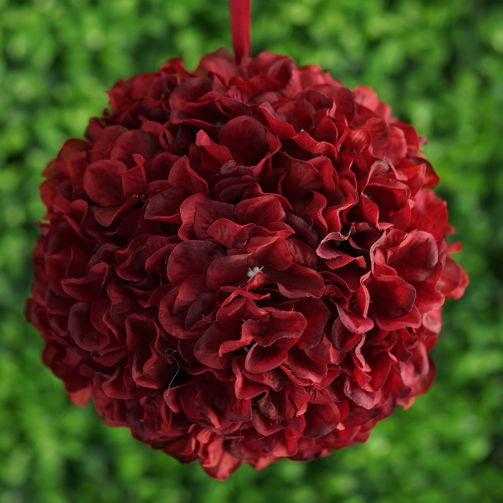 4 pcs 7" Artificial Hydrangea Kissing Flower Ball Wedding Decorations Bouquets - Picture 30 of 31