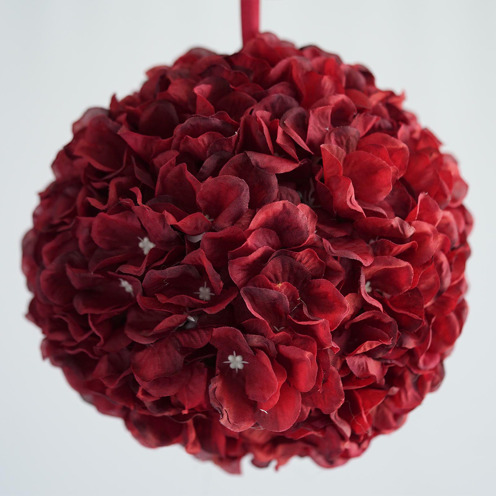 4 pcs 7" Artificial Hydrangea Kissing Flower Ball Wedding Decorations Bouquets - Picture 28 of 31